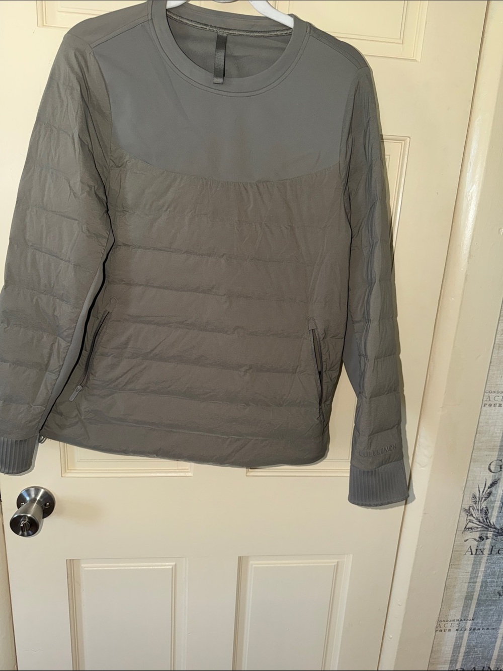 lululemon athletica women’s Quilted Pullover Jacket - Gray